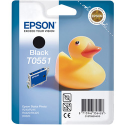 Epson T0551-C13T05514020 Siyah Orjinal Kartuş - 1