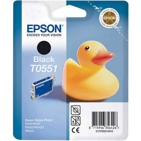 Epson T0551-C13T05514020 Siyah Orjinal Kartuş - 1