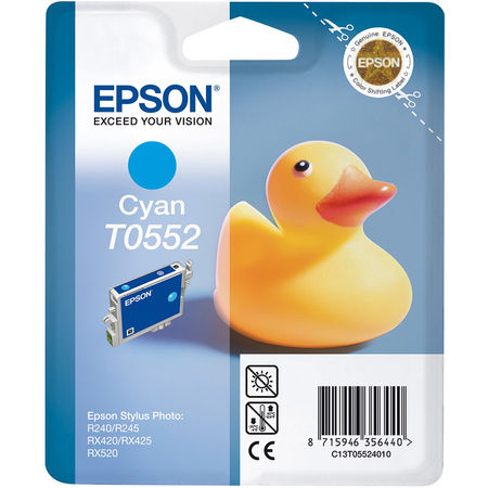 Epson T0552-C13T05524020 Mavi Orjinal Kartuş - 1