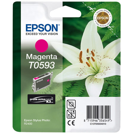 Epson T0593-C13T05934020 Kırmızı Orjinal Kartuş - 1