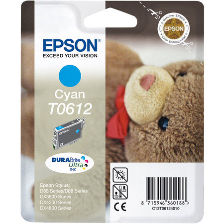 Epson T0612-C13T06124020 Mavi Orjinal Kartuş - 1
