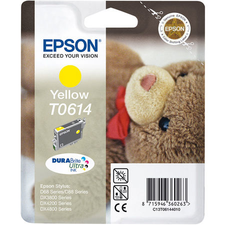 Epson T0614-C13T06144020 Sarı Orjinal Kartuş - 1