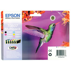 Epson T0807-C13T08074021 Orjinal Kartuş Avantaj Paketi - 1