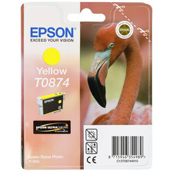 Epson T0874-C13T08744020 Sarı Orjinal Kartuş - Epson