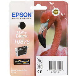 Epson T0878-C13T08784020 Mat Siyah Orjinal Kartuş - Epson