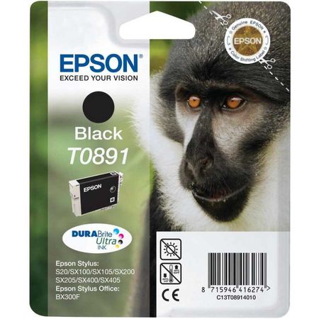Epson T0891-C13T08914020 Siyah Orjinal Kartuş - 1