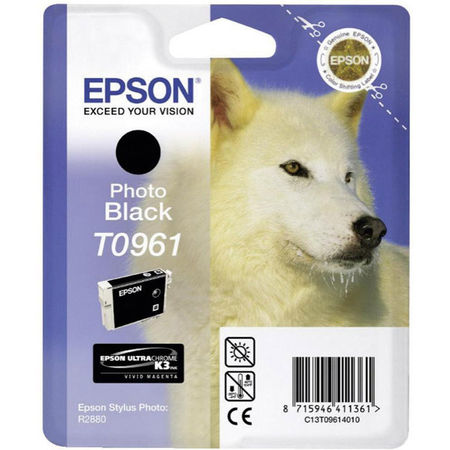 Epson T0961-C13T09614020 Siyah Orjinal Kartuş - 1