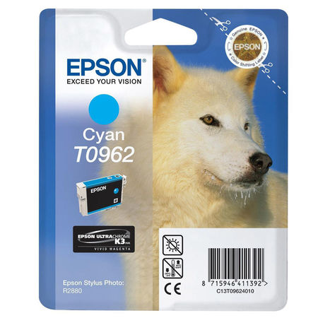 Epson T0962-C13T09624020 Mavi Orjinal Kartuş - 1