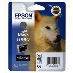 Epson T0967-C13T09674020 Açık Siyah Orjinal Kartuş - 1