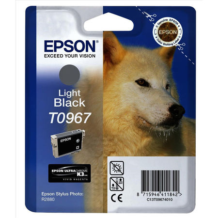 Epson T0967-C13T09674020 Açık Siyah Orjinal Kartuş - 1