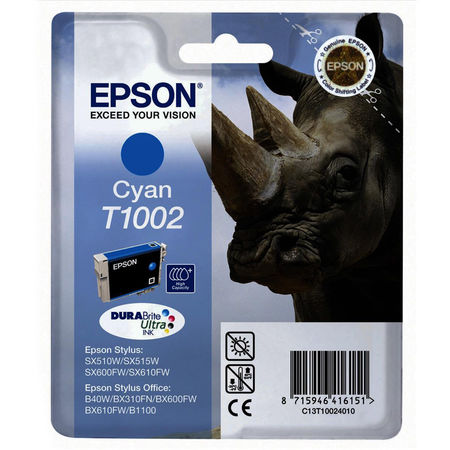 Epson T1002-C13T10024020 Mavi Orjinal Kartuş - 1
