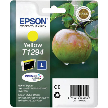 Epson T1294-C13T12944010 Sarı Orjinal Kartuş - 1