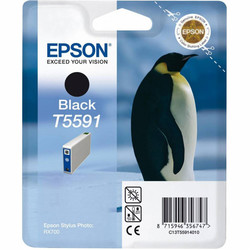 Epson T5591-C13T55914020 Siyah Orjinal Kartuş - Epson