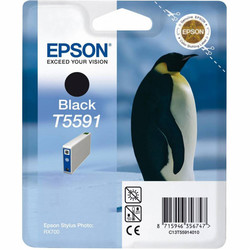 Epson T5591-C13T55914020 Siyah Orjinal Kartuş - 2