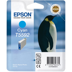 Epson T5592-C13T55924020 Mavi Orjinal Kartuş - Epson