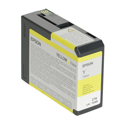 Epson T5804-C13T580400 Sarı Orjinal Kartuş - 2