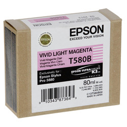 Epson T580B-C13T580B00 Açık Kırmızı Orjinal Kartuş - Epson