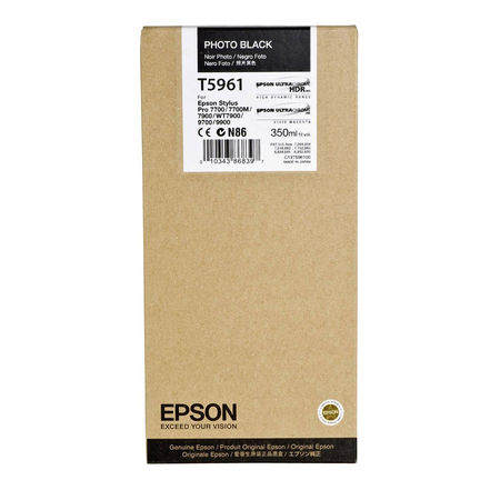 Epson T5961-C13T596100 Foto Siyah Orjinal Kartuş - 1