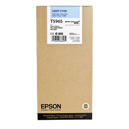 Epson T5965-C13T596500 Açık Mavi Orjinal Kartuş - 1