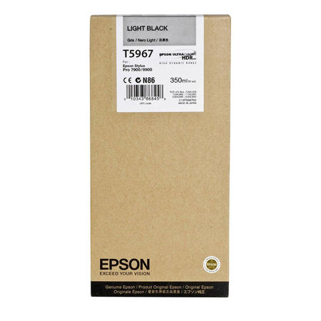 Epson T5967-C13T596700 Açık Siyah Orjinal Kartuş - 1