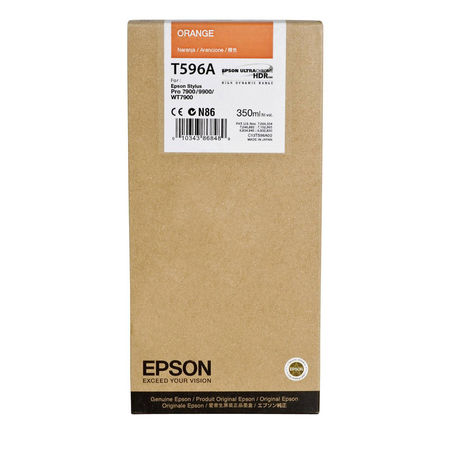 Epson T596A-C13T596A00 Turuncu Orjinal Kartuş - 1