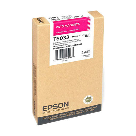 Epson T6033-C13T603300 Kırmızı Orjinal Kartuş - 1