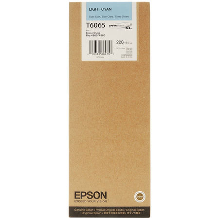 Epson T6065-C13T606500 Açık Mavi Orjinal Kartuş - 1