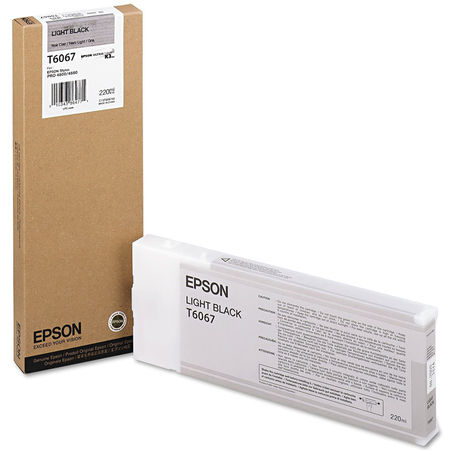 Epson T6067-C13T606700 Açık Siyah Orijinal Kartuş - 1