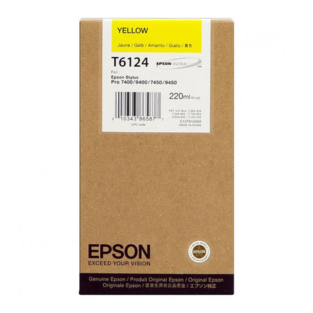 Epson T6124-C13T612400 Sarı Orijinal Kartuş - 2