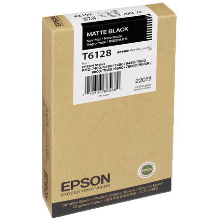 Epson T6128-C13T612800 Mat Siyah Orjinal Kartuş - 1