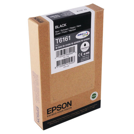 Epson T6161-C13T616100 Siyah Orjinal Kartuş - 1