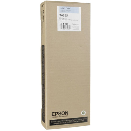 Epson T6365-C13T636500 Açık Mavi Orjinal Kartuş - 1