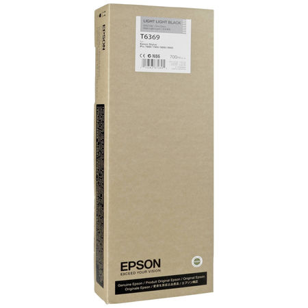 Epson T6369-C13T636900 Açık Açık Siyah Orjinal Kartuş - 1