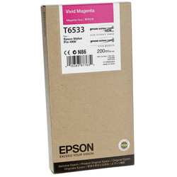 Epson T6533-C13T653300 Kırmızı Orjinal Kartuş - Epson