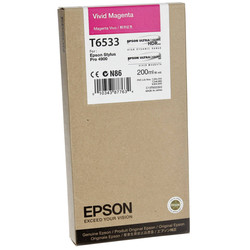 Epson T6533-C13T653300 Kırmızı Orjinal Kartuş - 2