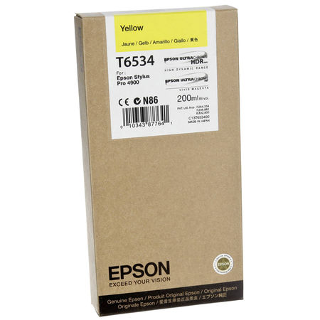 Epson T6534-C13T653400 Sarı Orjinal Kartuş - 1
