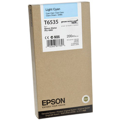 Epson T6535-C13T653500 Açık Mavi Orjinal Kartuş - 1