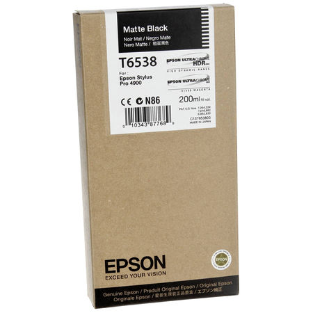 Epson T6538-C13T653800 Mat Siyah Orjinal Kartuş - 1