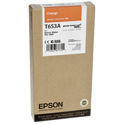 Epson T653A-C13T653A00 Turuncu Orjinal Kartuş - 1