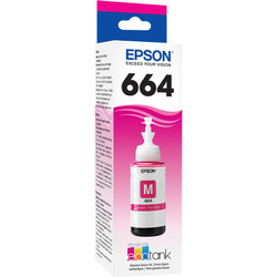 Epson - Epson T6643-C13T66434A Kırmızı Orjinal Mürekkep