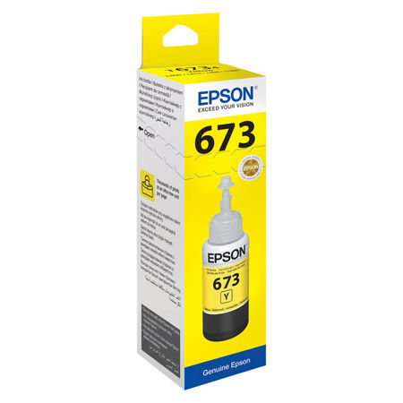 Epson T6734-C13T67344A Sarı Mürekkep - 1