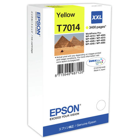 Epson T7014XXL-C13T70144010 Sarı Orjinal Kartuş - 1