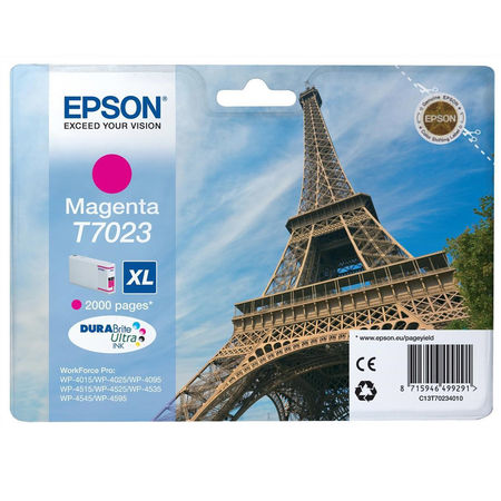 Epson T7023XL-C13T70234010 Kırmızı Orjinal Kartuş - 1