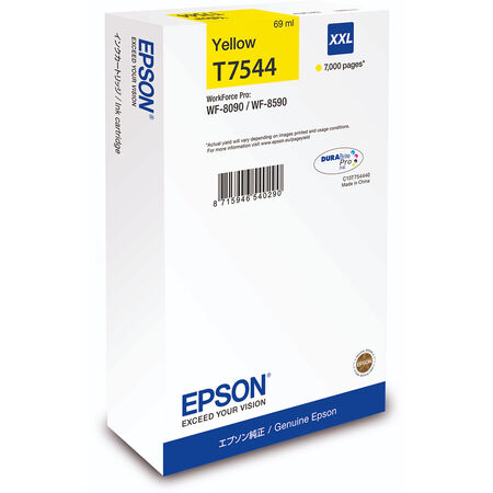 Epson T7544-C13T754440 Sarı Orjinal Kartuş Ekstra Yüksek Kapasiteli - 2