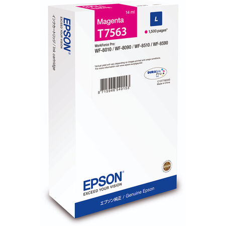Epson T7563-C13T756340 Kırmızı Orjinal Kartuş - 1