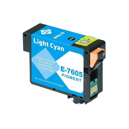 Epson T7605-C13T76054010 Light Blue Compatible Cartridge - 2