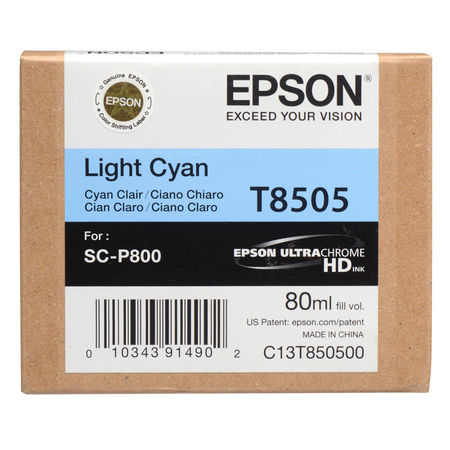 Epson T8505-C13T850500 Açık Mavi Orjinal Kartuş - 1