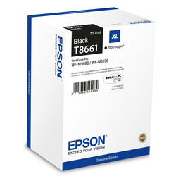 Epson T8661XL-C13T866140 Siyah Orjinal Kartuş Yüksek Kapasiteli - 1