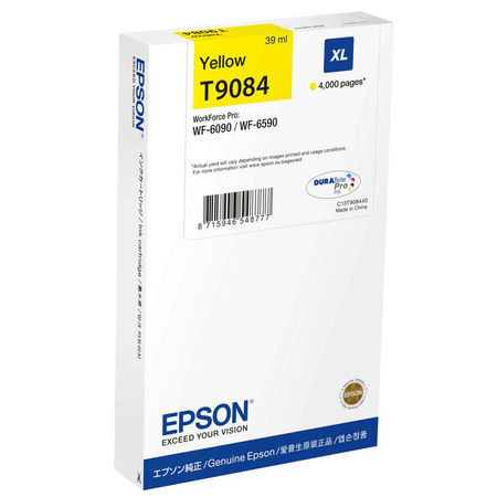 Epson T9084-C13T908440 Sarı Orjinal Kartuş - 1