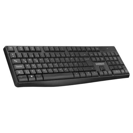 Everest KM 7500 Siyah Kablosuz Q Klavye Mouse Seti - 3